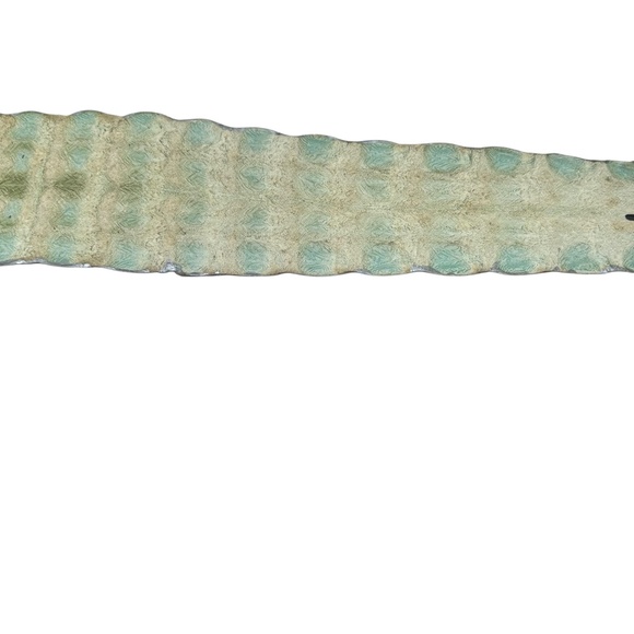 ROBERTO CAVALLI SILVER CROCODILE WIDE BELT main image 4